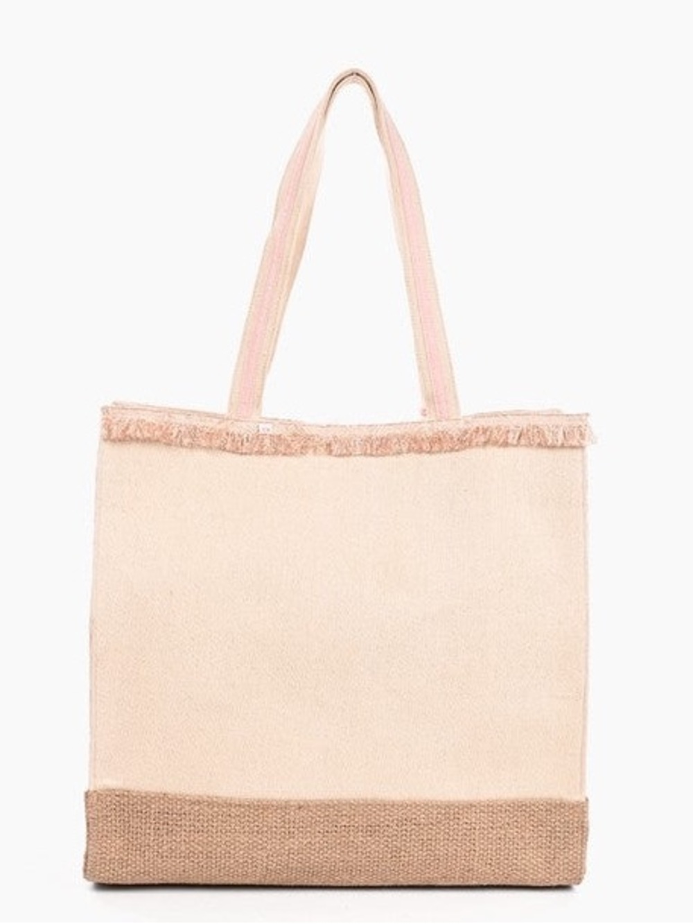 RAD Rosé All Day Canvas Tote Bag in Cream and Pink - Picture 5 of 9